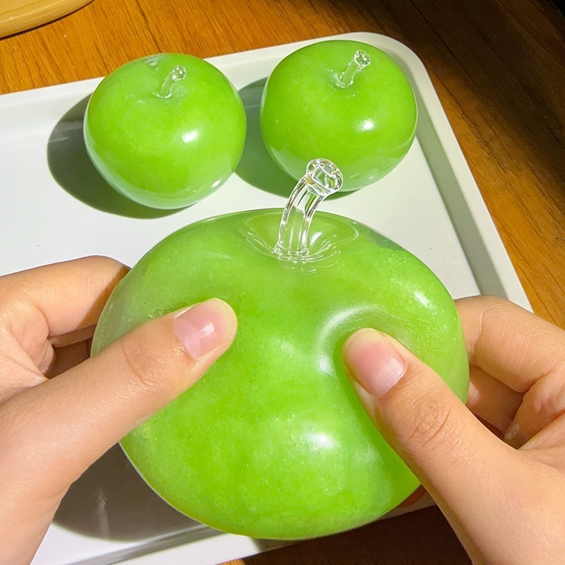 Grip Strengthener Hand - Crunchy Green Apple Squishy Stress Ball