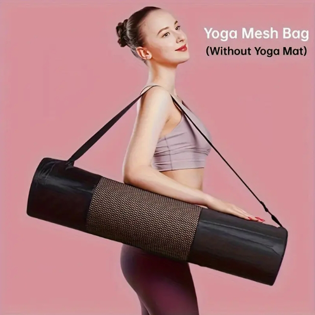 Fitness Yoga - 1 Breathable Yoga Mat Storage Mesh