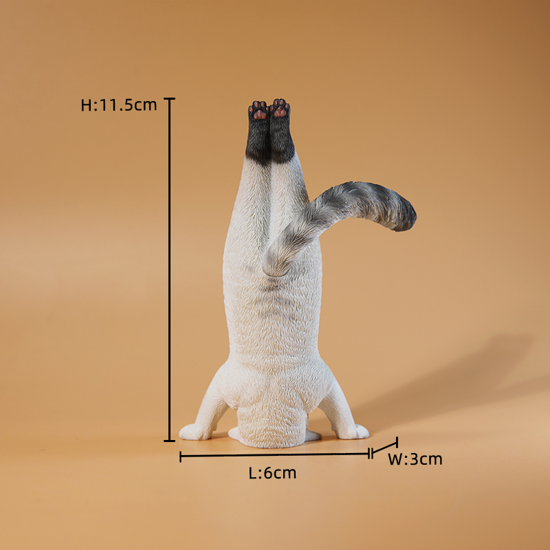 Yoga In Fitness First - 1/6 Scale Mini Simulated Fitness Cat