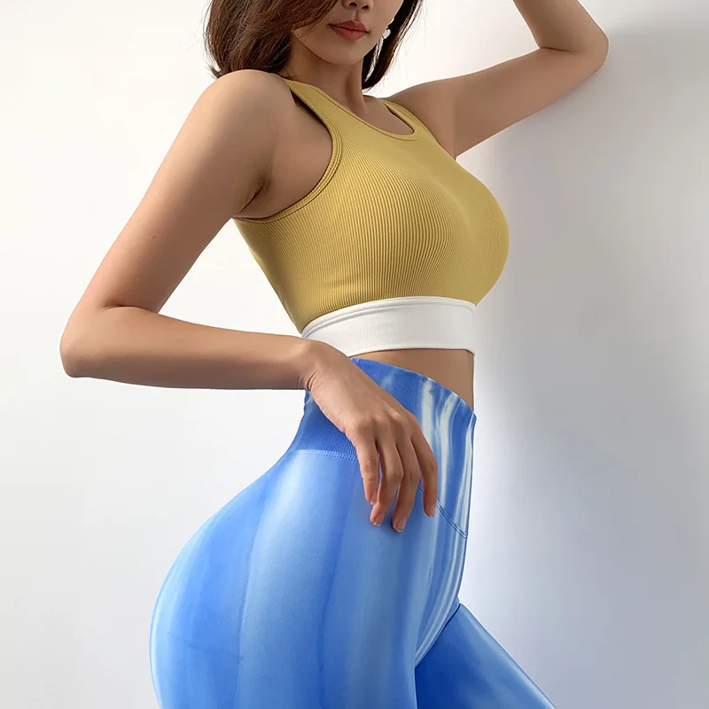 Yoga Daily Fitness - Summer New Women Contrast Sports Bra