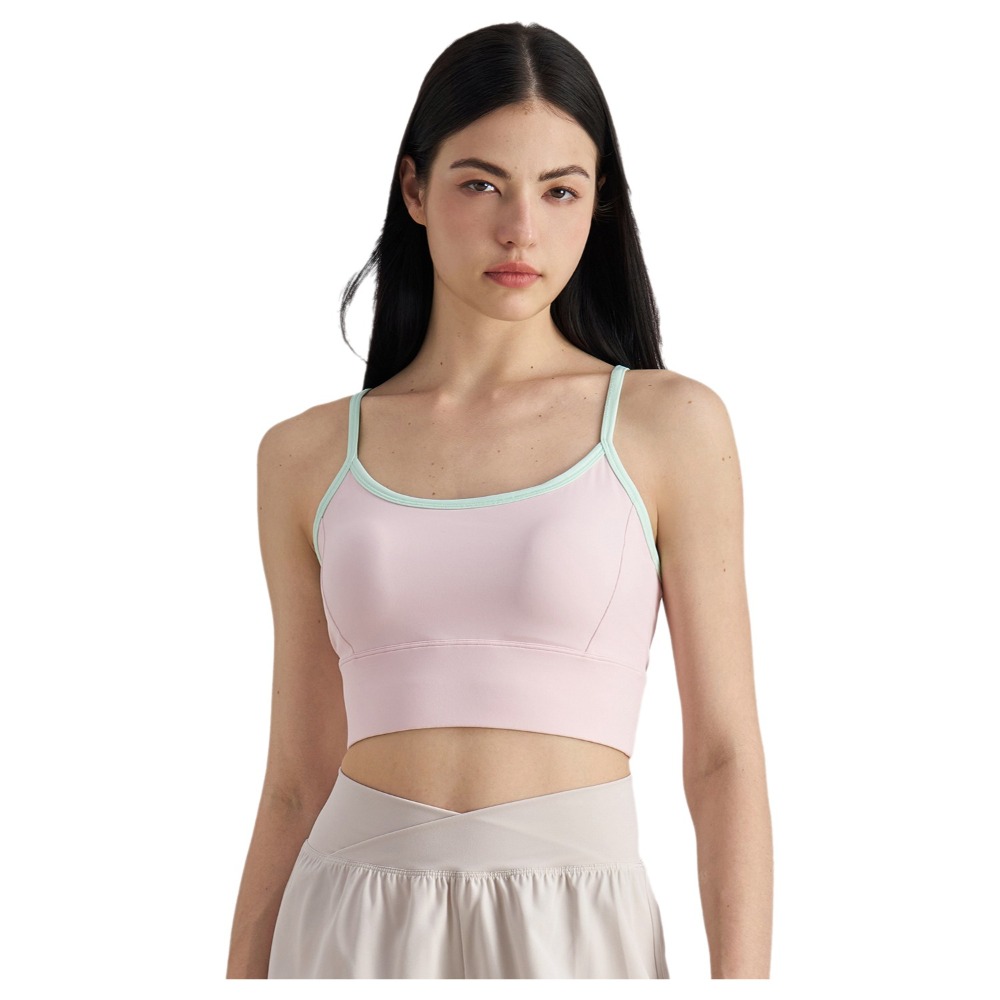 Contrasting Color Sports Vest  - đánh giá và giá Fitness Yoga Youth