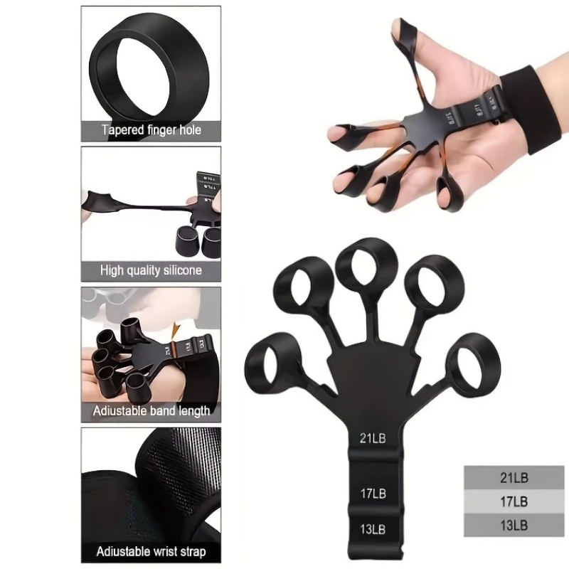 5 Finger Silicone Hand Grip Tr - đánh giá và giá Grip Strengthener Hand