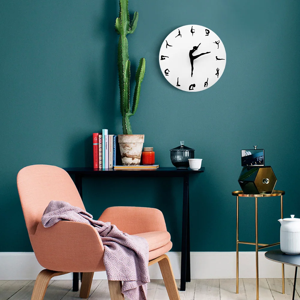 HQ Yoga Postures Wall Clock  F - đánh giá và giá Yoga Fitness Watch