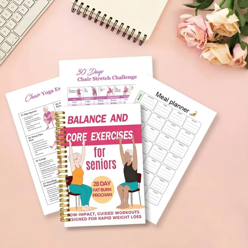 Chair Yoga Exercise Notebook F - đánh giá và giá Yoga Fitness Journal