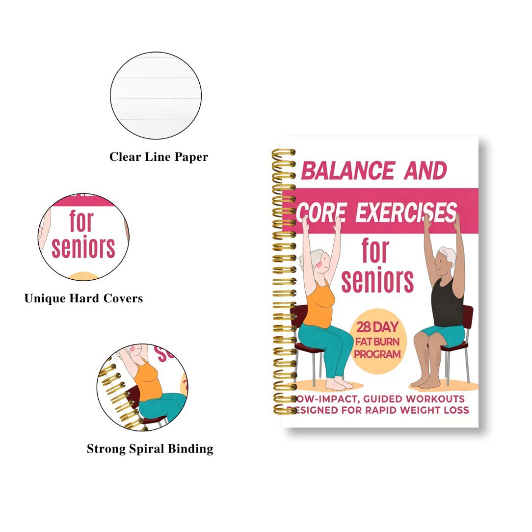 Chair Yoga Exercise Notebook F - đánh giá và giá Yoga Fitness Journal