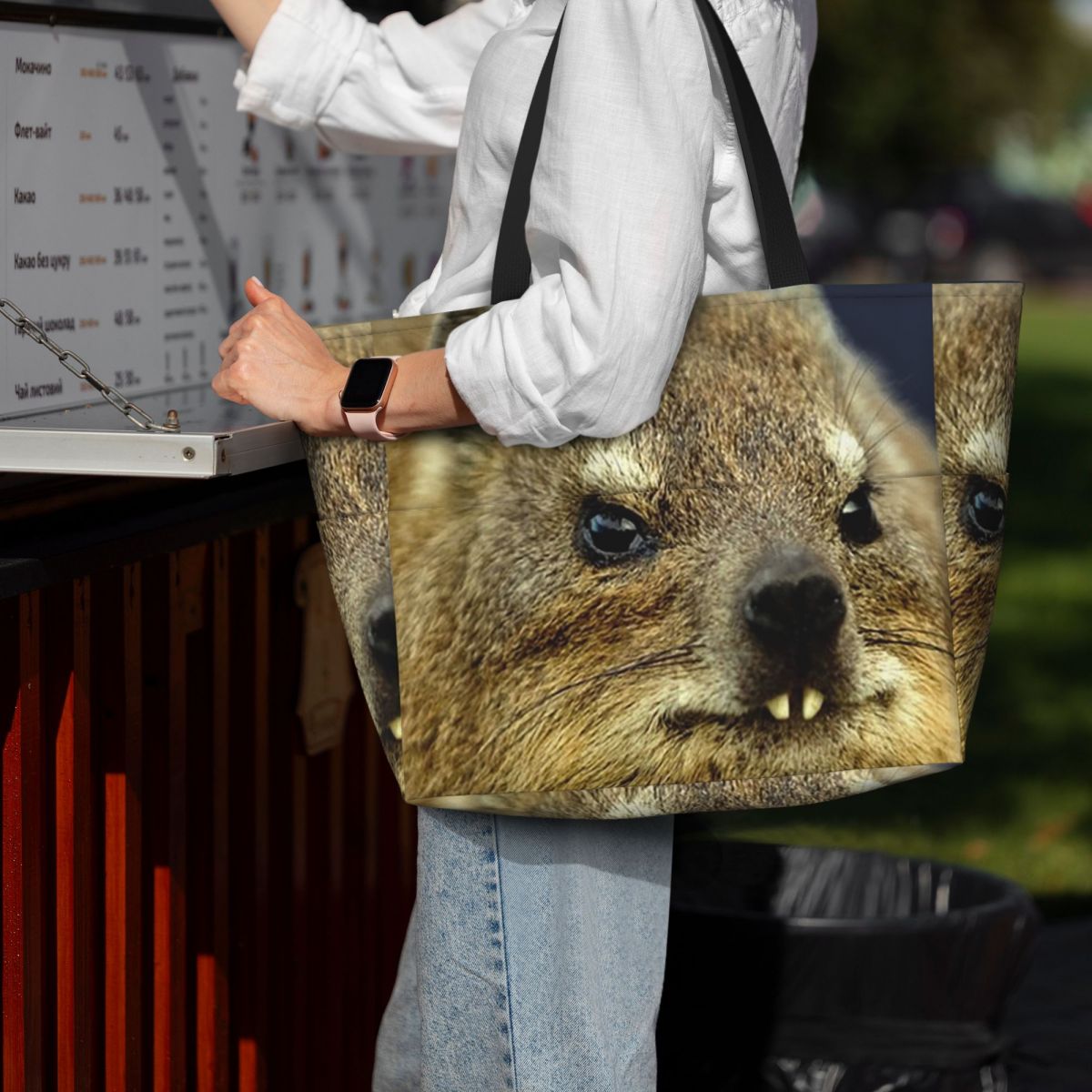 Rock Hyrax Photo Beach Tote Ba - đánh giá và giá Yoga Fitness Gym Photos