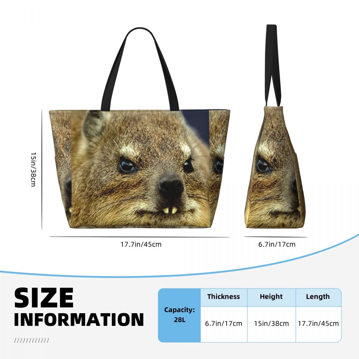 Rock Hyrax Photo Beach Tote Ba - đánh giá và giá Yoga Fitness Gym Photos