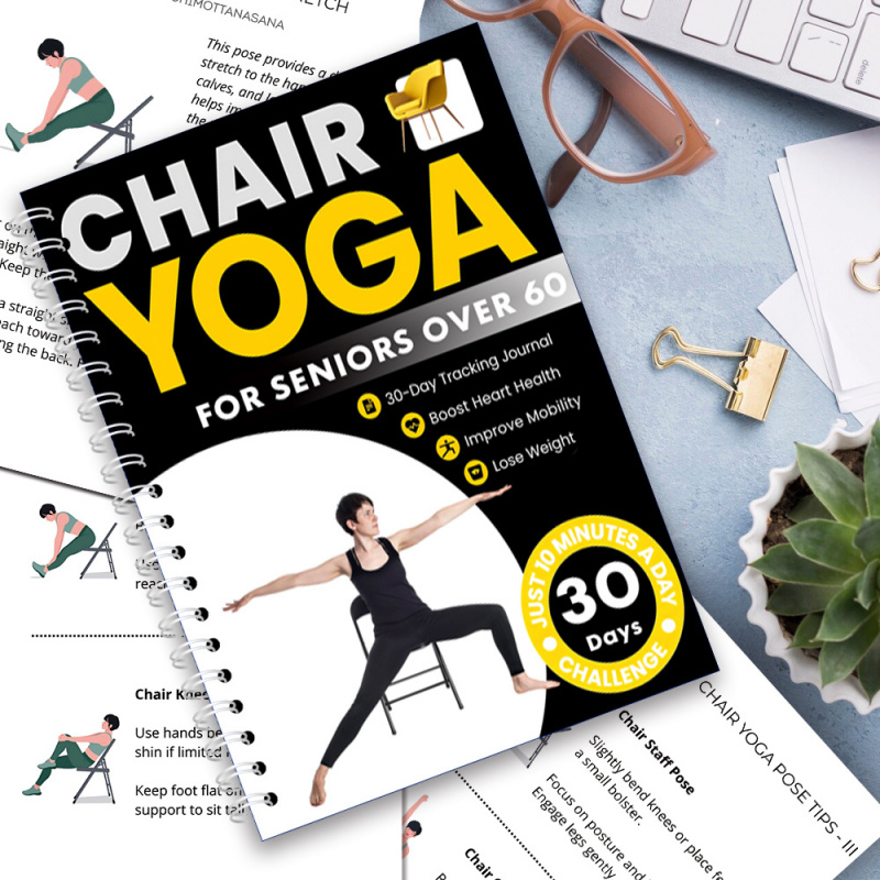 30-Day Chair Yoga Fitness Guid - đánh giá và giá Yoga Fitness Journal