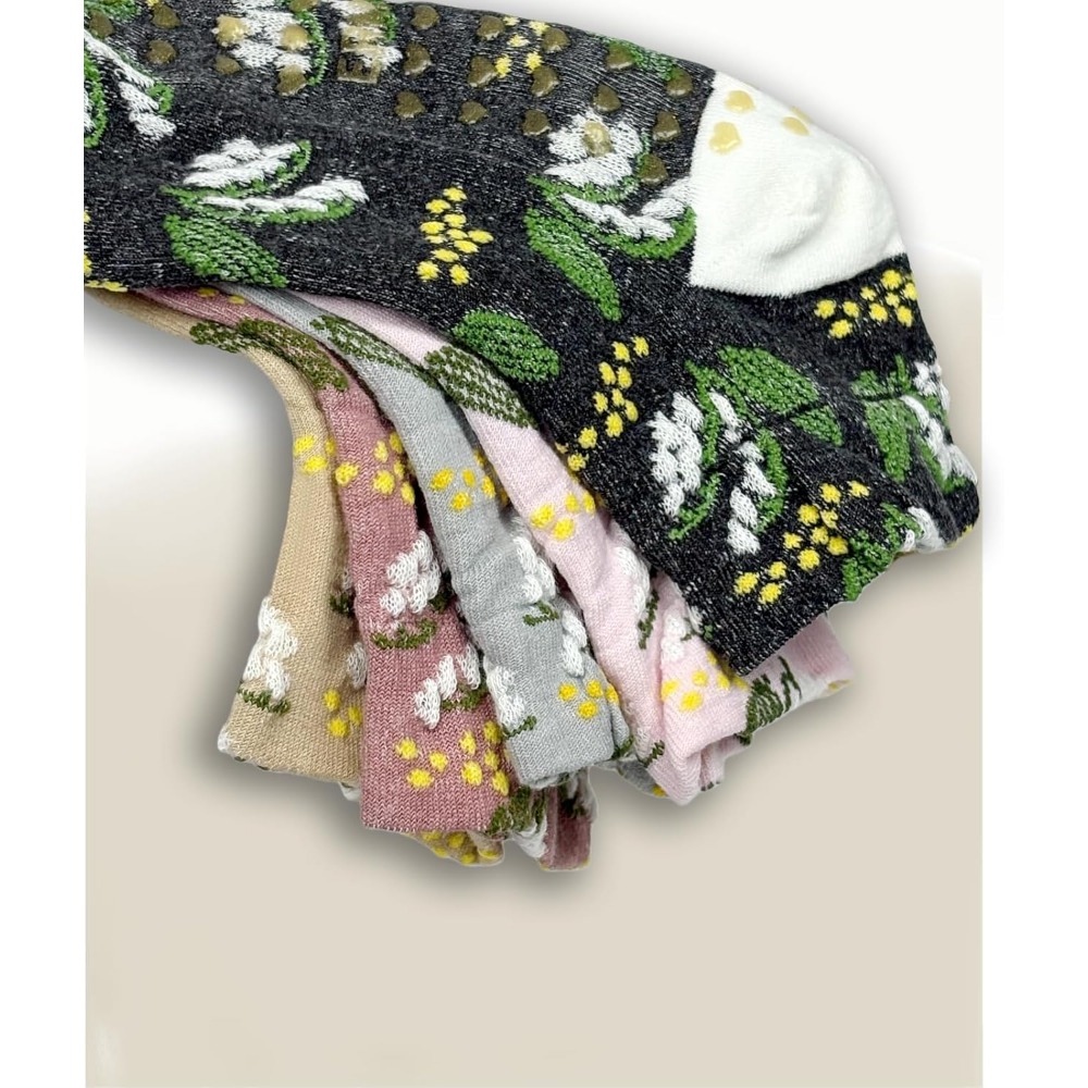 Floral Jacquard Yoga Socks for - đánh giá và giá Yoga Daily Fitness
