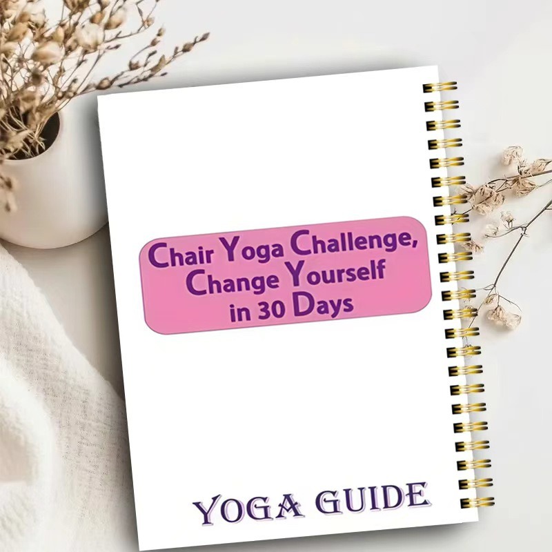 Chair Yoga Exercise Notebook f - đánh giá và giá Yoga Fitness Journal