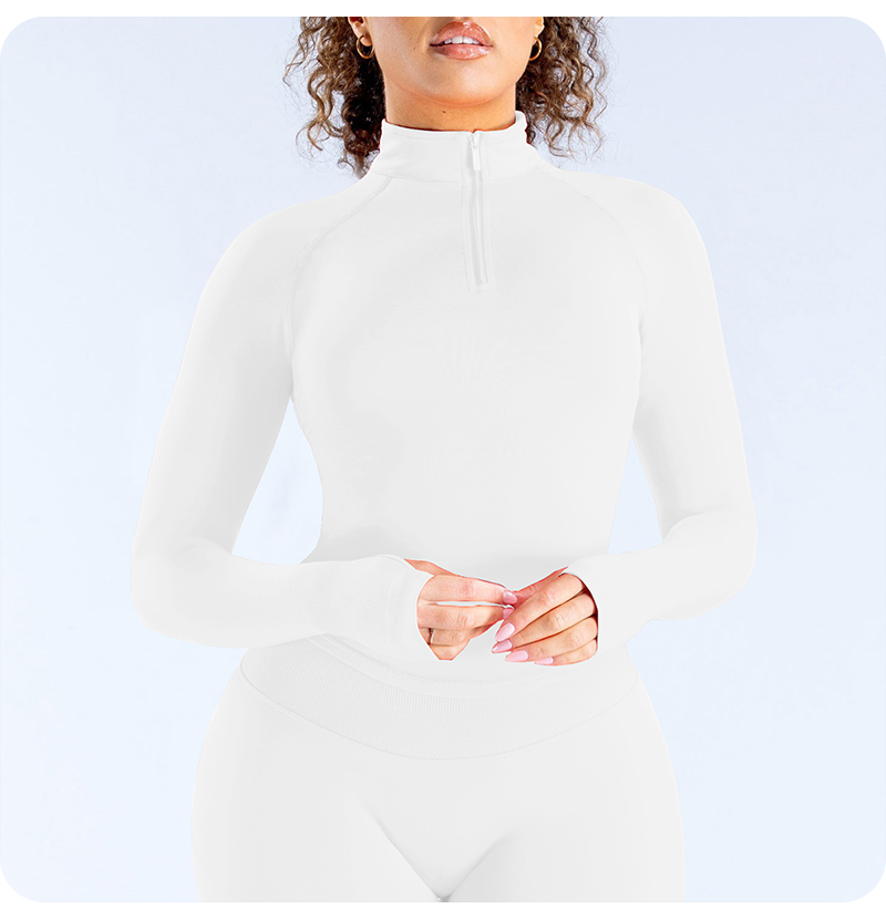 Half Zipper Long Sleeve Yoga S - đánh giá và giá Yoga Daily Fitness