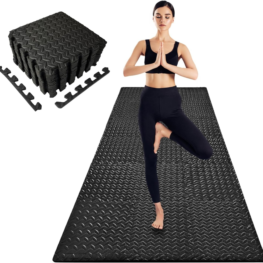 Fitness Interlocking Foam Mats - đánh giá và giá Yoga Fitness Rooms