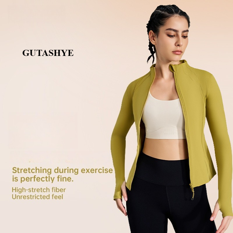Women Zip Up Long Sleeve Yoga  - đánh giá và giá Yoga Daily Fitness