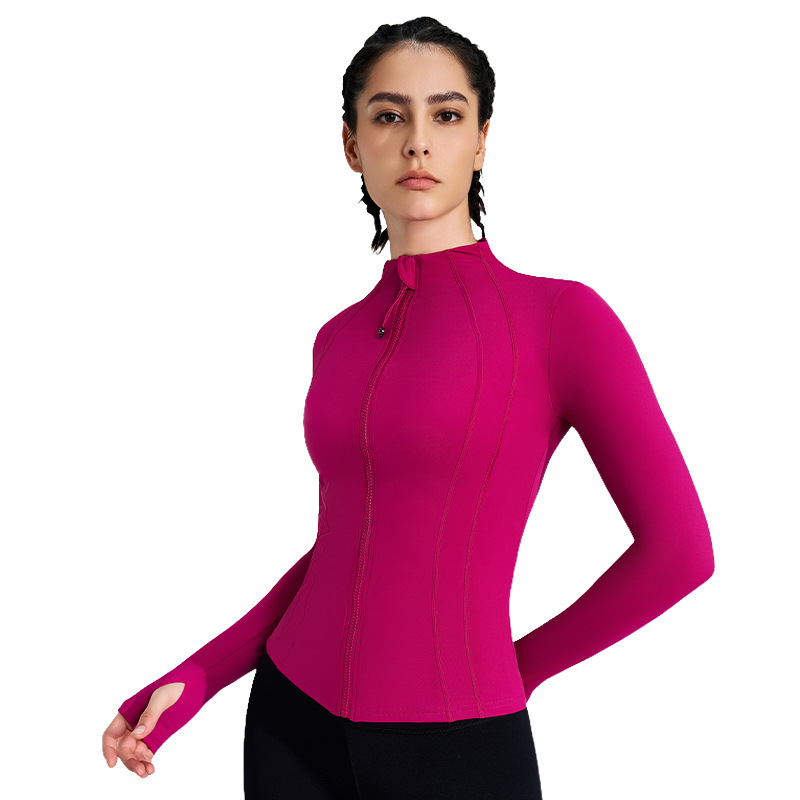 Women Zip Up Long Sleeve Yoga  - đánh giá và giá Yoga Daily Fitness