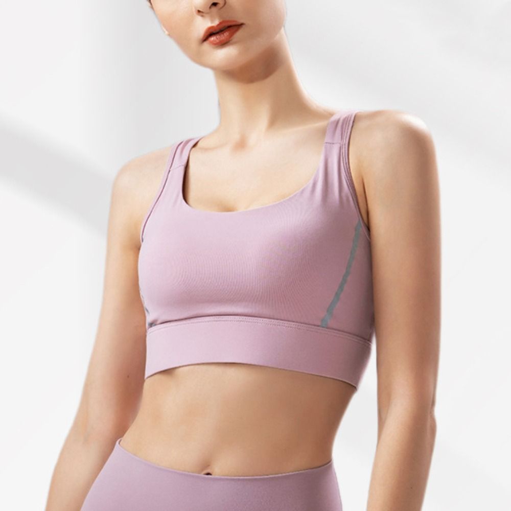 Solid Color I-shaped Sports Br - đánh giá và giá Fitness Yoga Youth