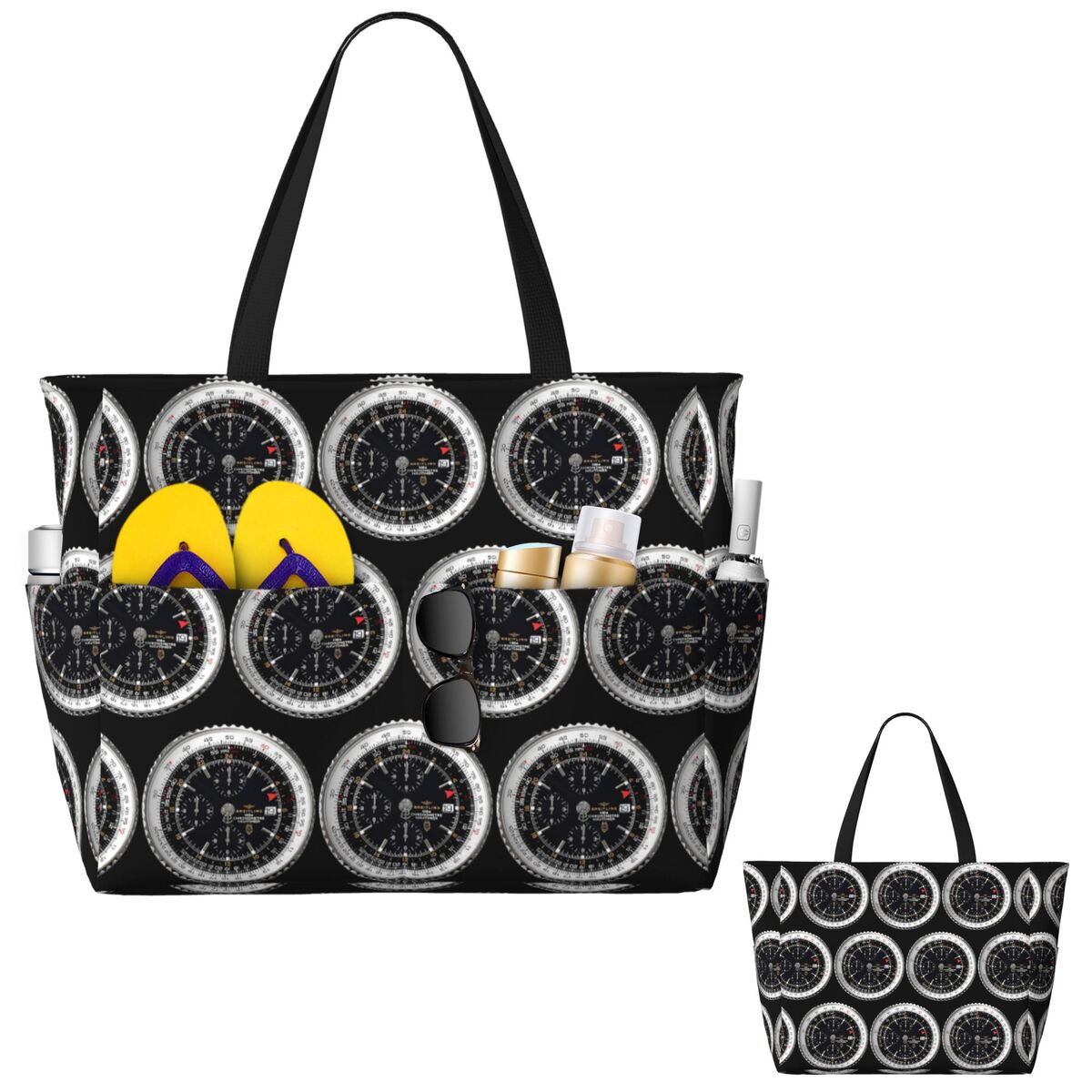 Luxury Watch Face Beach Tote B - đánh giá và giá Yoga Fitness Watch
